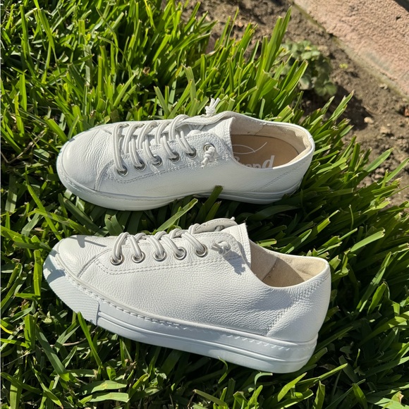 - PAUL GREEN Hadley White Leather low top sneakers Uk 6.5 US size 9 - Picture 9 of 16